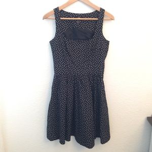 H&M 60’s style black w/ white polka dots dress